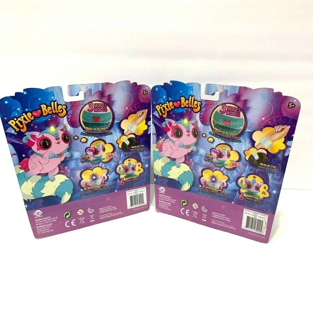 Pixie Belles 2 Pack Interactive Enchanted Animal Toy Rosie Pink for Kids 5+